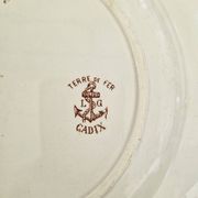 Old flat plates Terre de Fer Cadix Clairefontaine Léon Graves