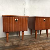 Pair of teak bedside tables 1950/1960