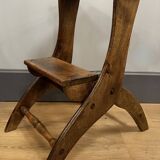 Small folding step stool from the 19th century