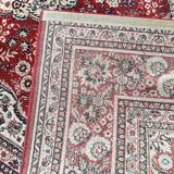 Large vintage carpet pure wool Persian design 240x340cm French made