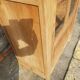 Parisian cabinet glazed raw wood