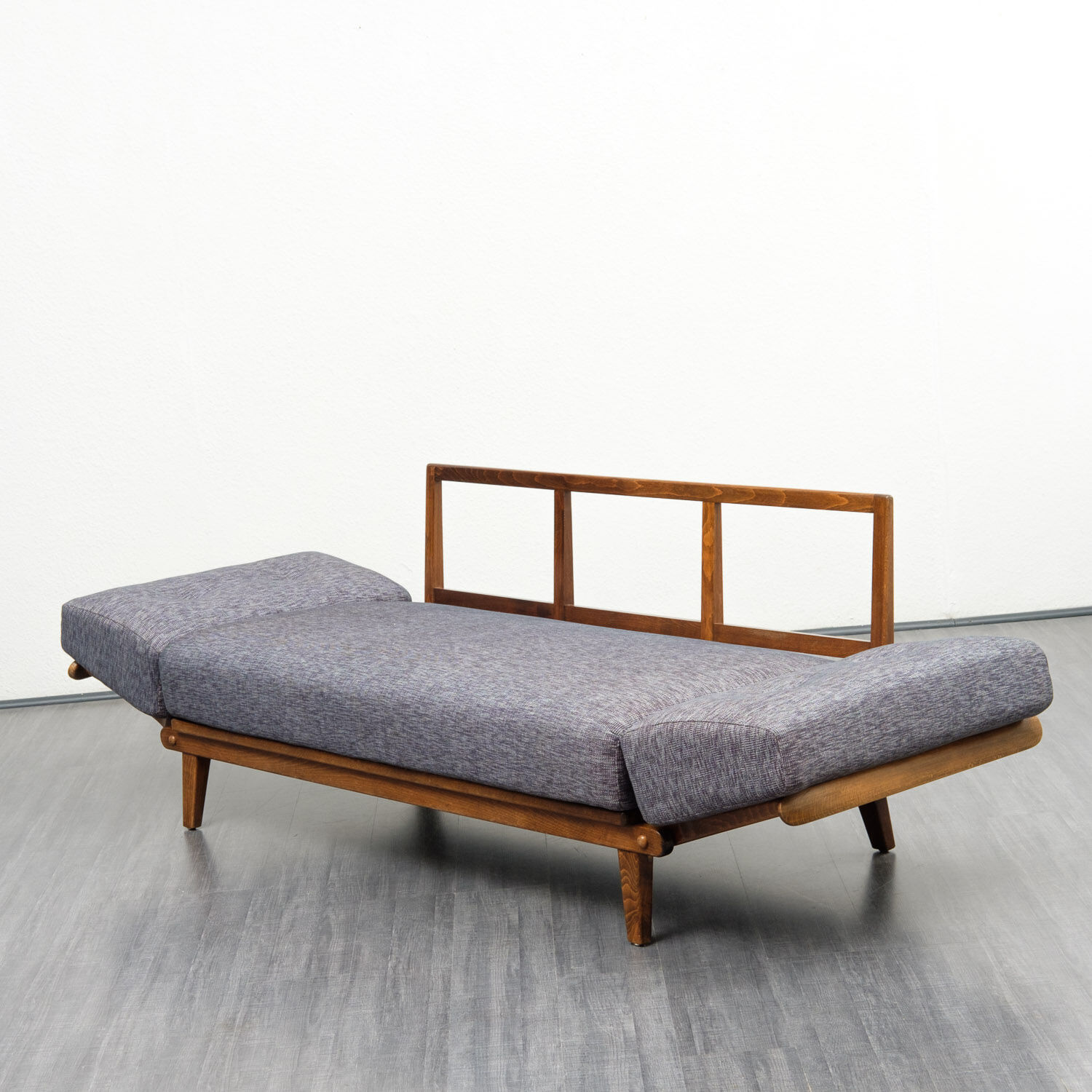 Double sofa bed from the 1950s new upholstery