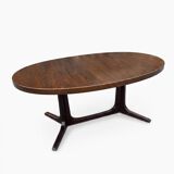 Extensible Baumann table in oak from the 1960s.