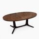 Table Baumann extensible en chêne des années 60