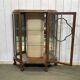 English display cabinet from the 1950s in walnut