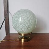 Clichy glass globe laying lamp