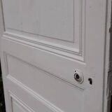 Porte de communication h221,5xl90cm ancienne panneautée, moulurée, intérieure