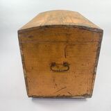 19th Century  Wooden Chest or Floor Trunk, Original Paint