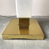 Plexiglass totem floor lamp, circa 1960.