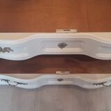 Louis XV style crossbow chest of drawers
