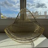 Gold metal magazine rack