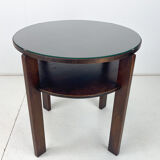 1940's Round Coffee Table, Czechoslovakia
