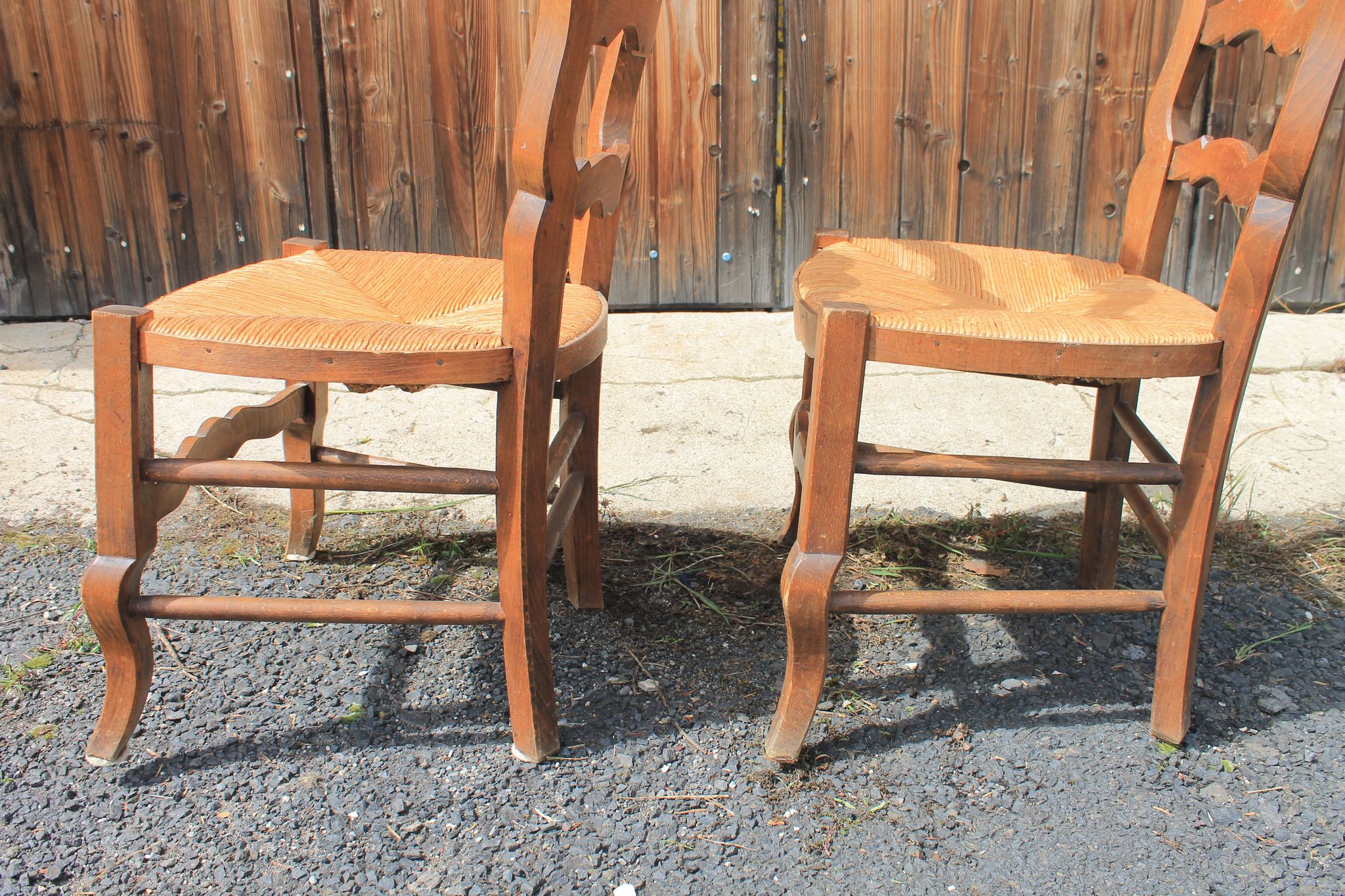 Paire de chaises de nourrice