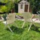 Vintage 1970s folding garden chair