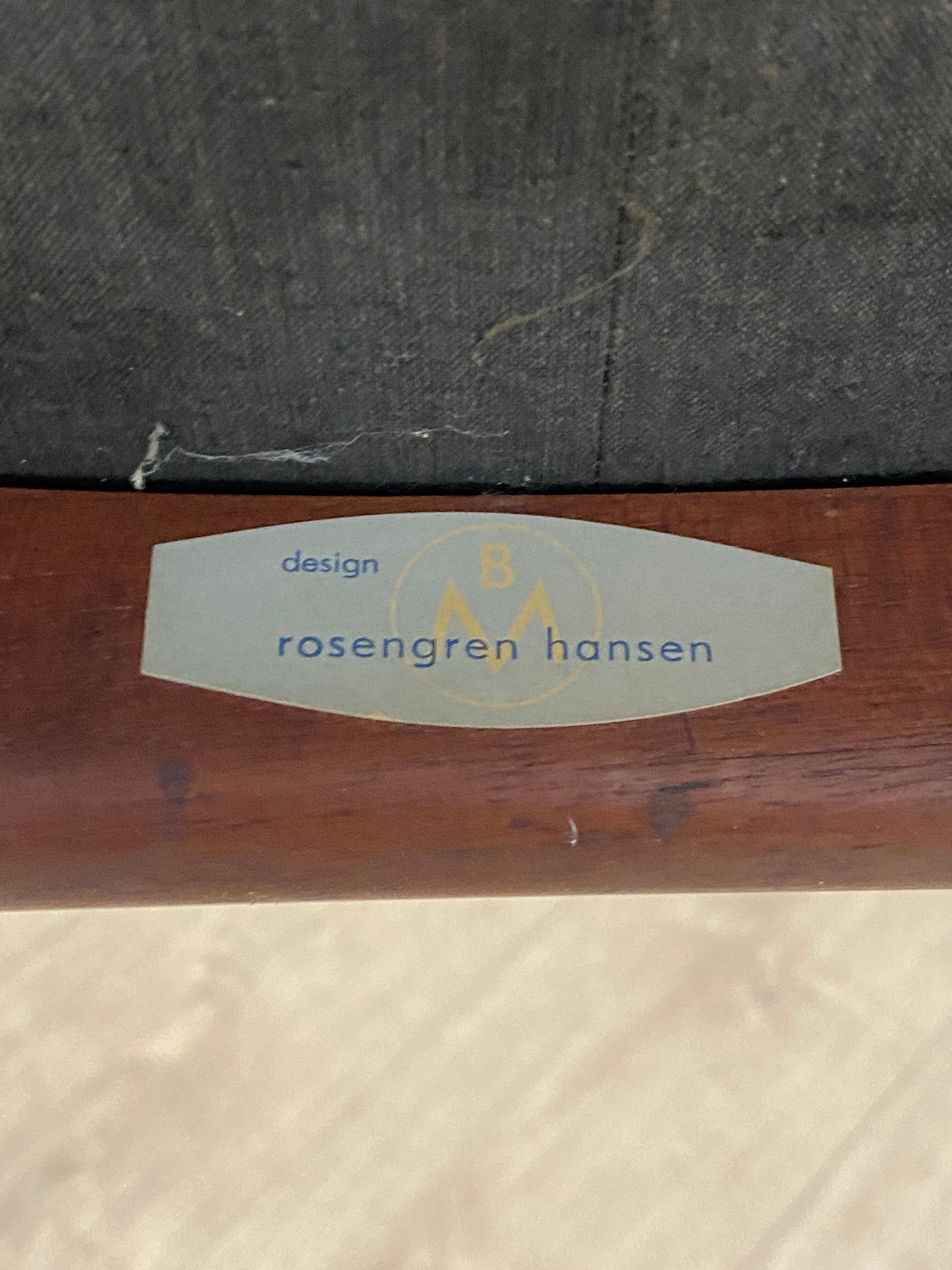 Pair of Scandinavian teak chairs Sorensen