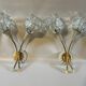 Pair of Hollywood Regency wall sconces