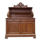 Buffet Louis Philippe "Saint-Hubert" en chêne