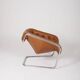 Fauteuil en cuir "Boxer" Kwok Hoi Chan pour Steiner, 1970s