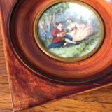 Miniature scène galante