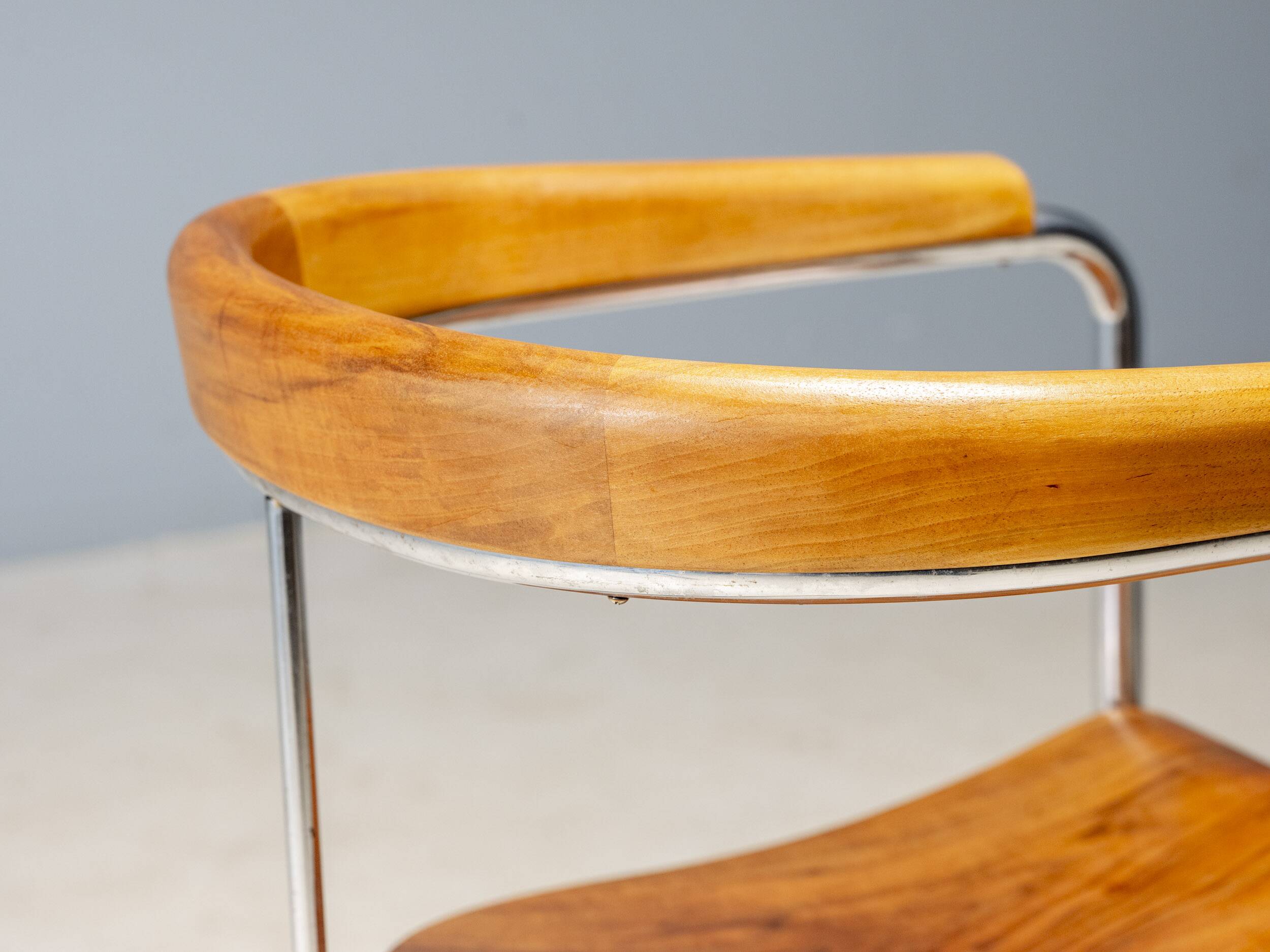 Functionalist Console Armchair, Jindřich Halabala, 1930s, UP Rousínov