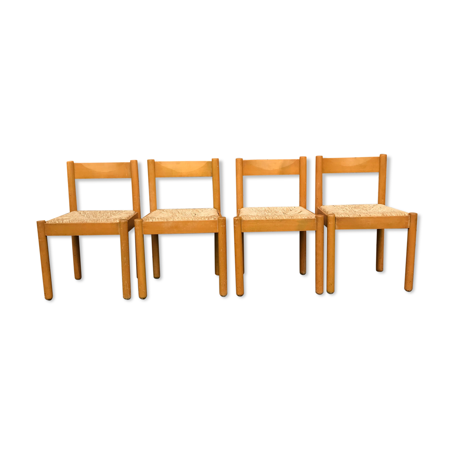 Set of 4 chairs Carimate by Vico Magistretti, Cassina 1960