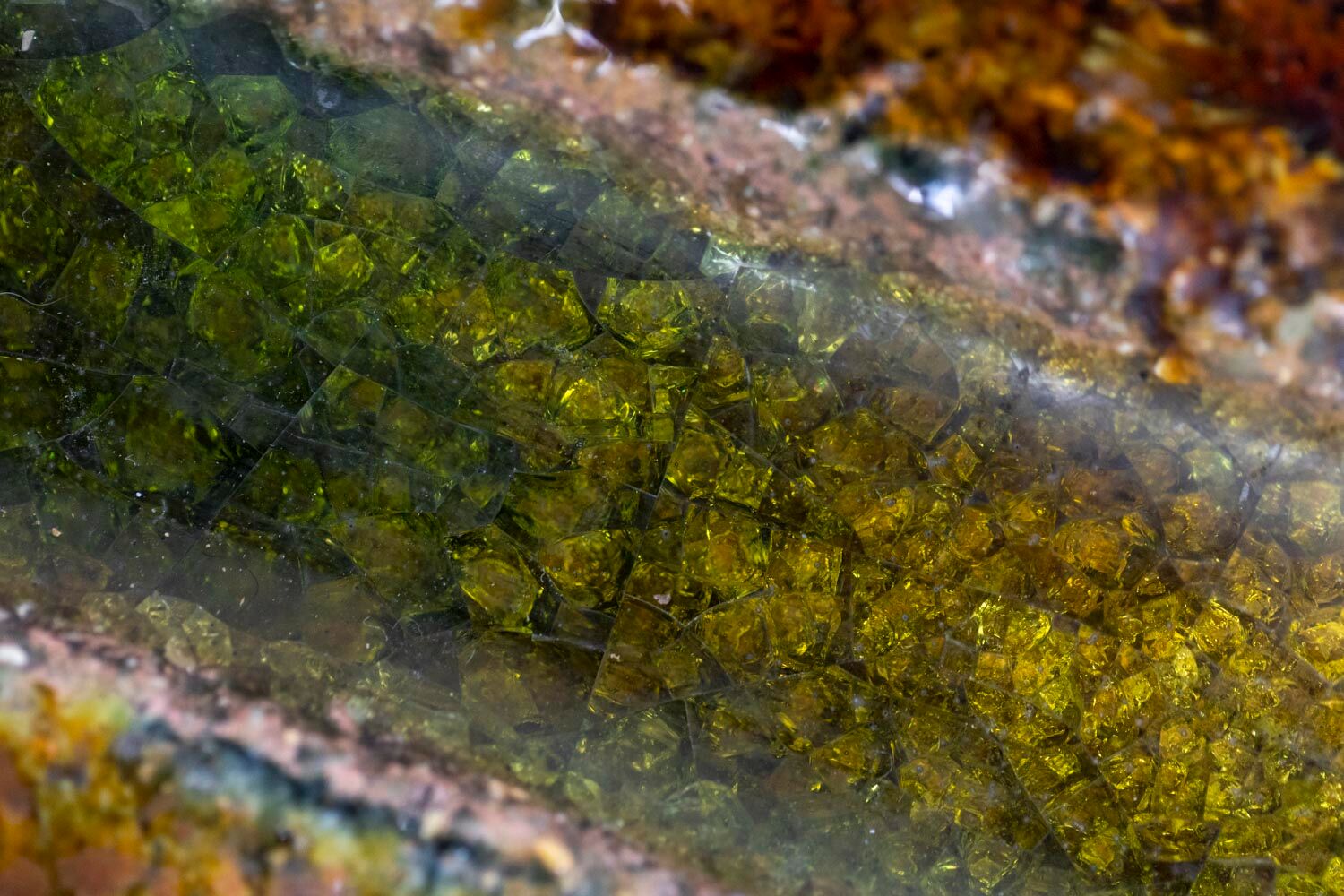 Robert and Jean Cloutier lava and metal coffee table, 1950s