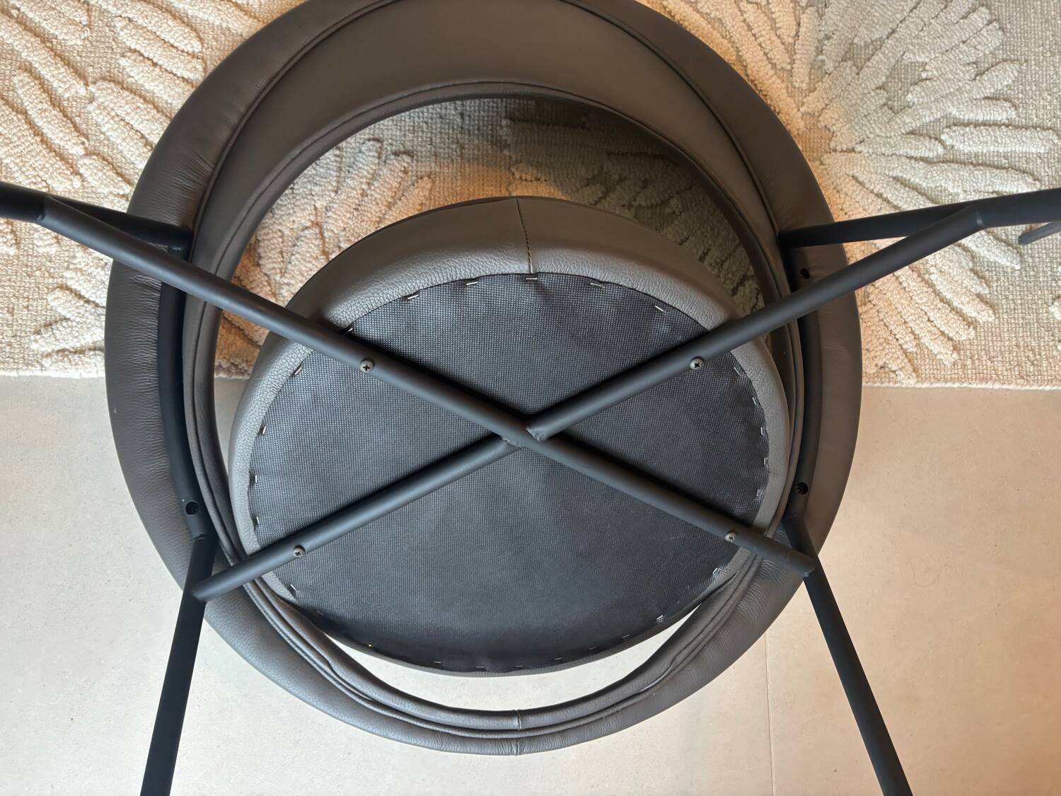 Sarurne 44 armchair by Geneviève Dangles and Christian Defrance