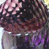 Cup, Empoli Amethyst glass. Italian art, hand-blown, 1950s.