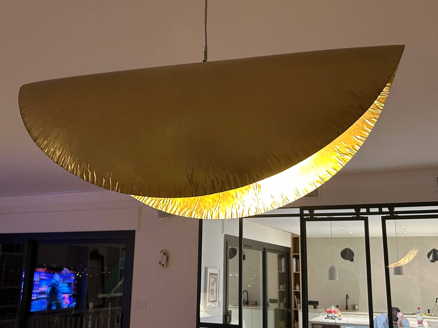 Suspensions design Gervasoni – Modèles Brass 95 & 96 en laiton doré