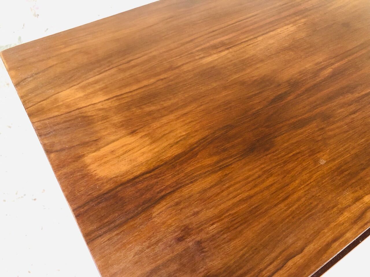 Vintage low row in flame walnut, by G N B , Circa 60