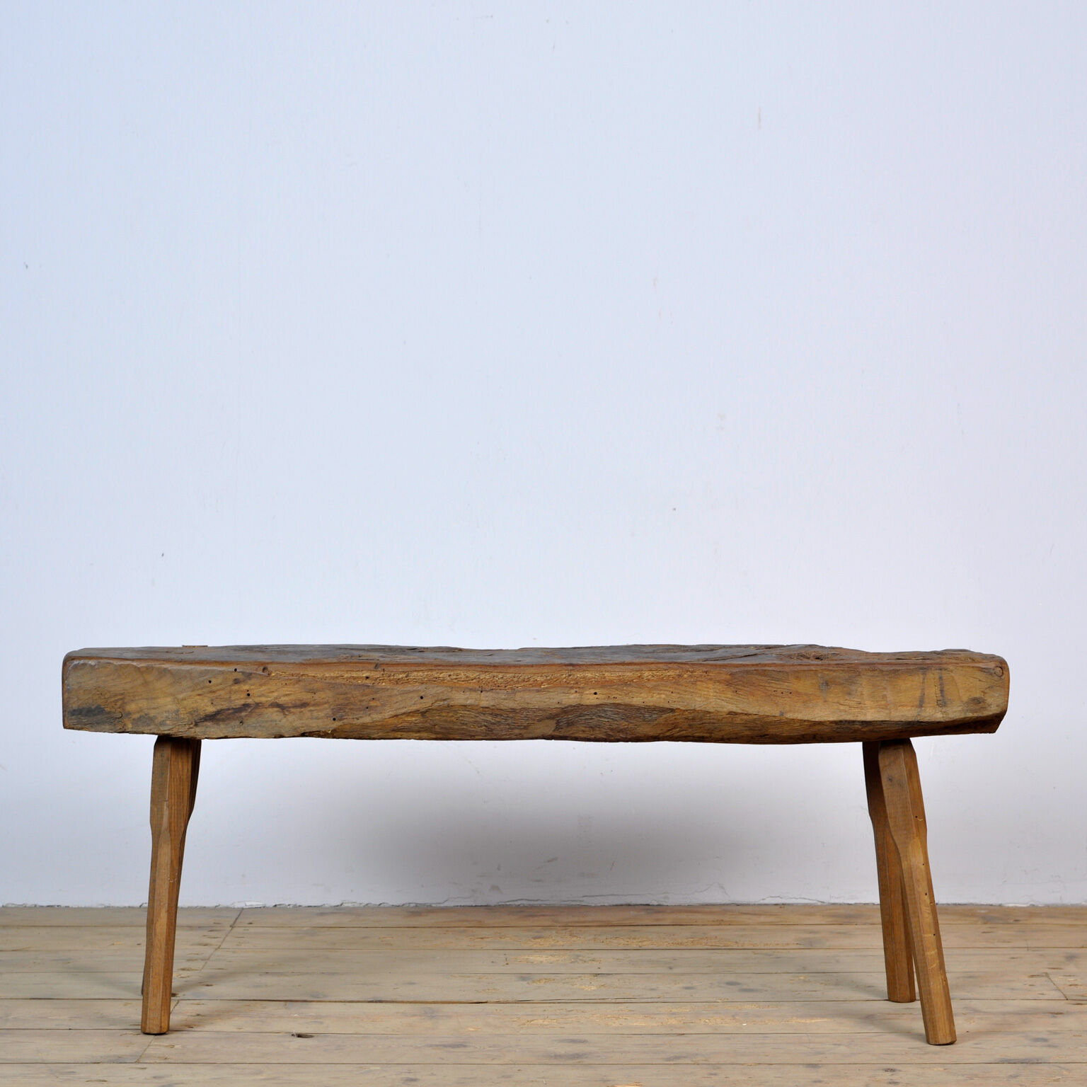 Primitive Oak Bench, 1930's