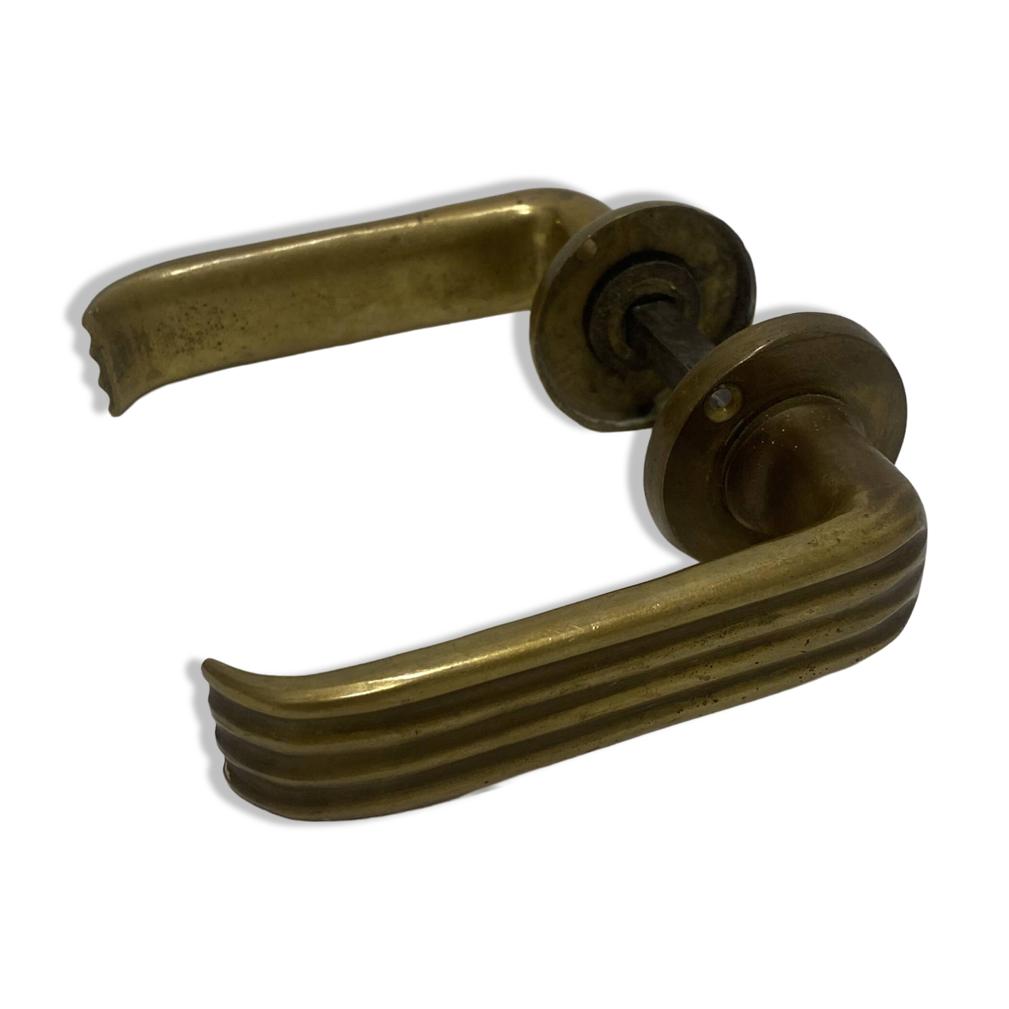Gio Ponti Brass Door Handle Art Deco 1930s Italian Midcentury Architecture