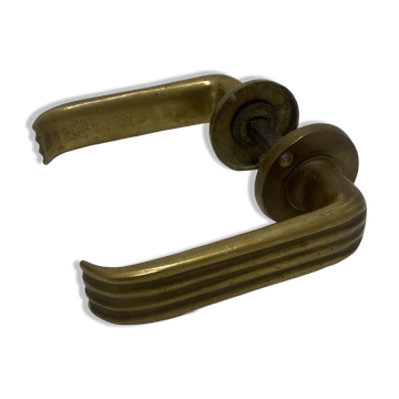 Gio Ponti Brass Door Handle Art Deco 1930s Italian Midcentury Architecture