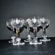 SAINT-LOUIS Set of 5 crystal liqueur glasses model 1930 METRA Size 4593