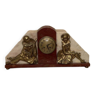 Art deco marble clock 1930