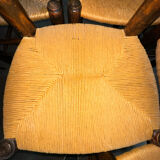 6 chairs by designer Georges Robert - 1950