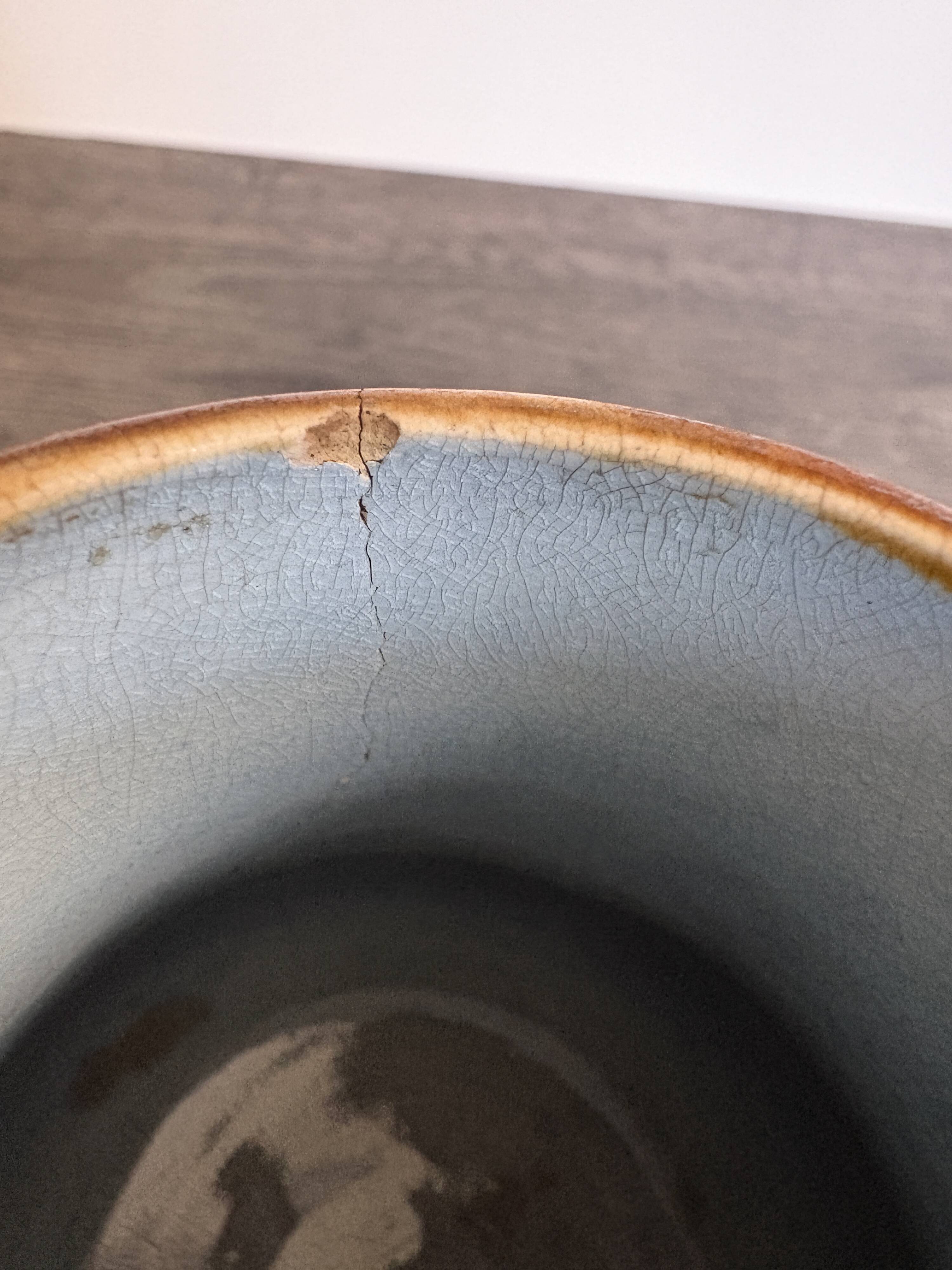 Antique Art Nouveau barbotine jug