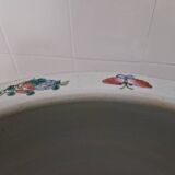 China - Circular fishbowl in Famille Rose enamel