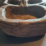 Genuine traditional Awalé made of carved solid wood.