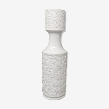 Vase blanc en porcelaine de Bavière. Fabriqué en Allemagne