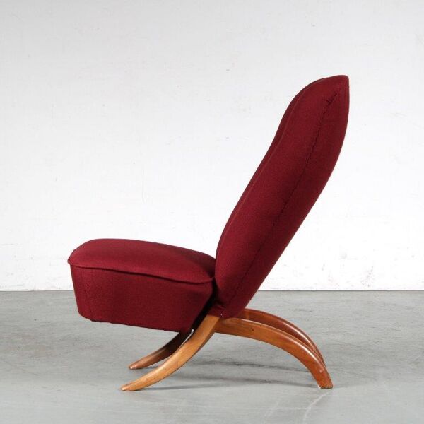 Fauteuil Congo des années 1950 par Theo Ruth pour artifort, Pays-Bas