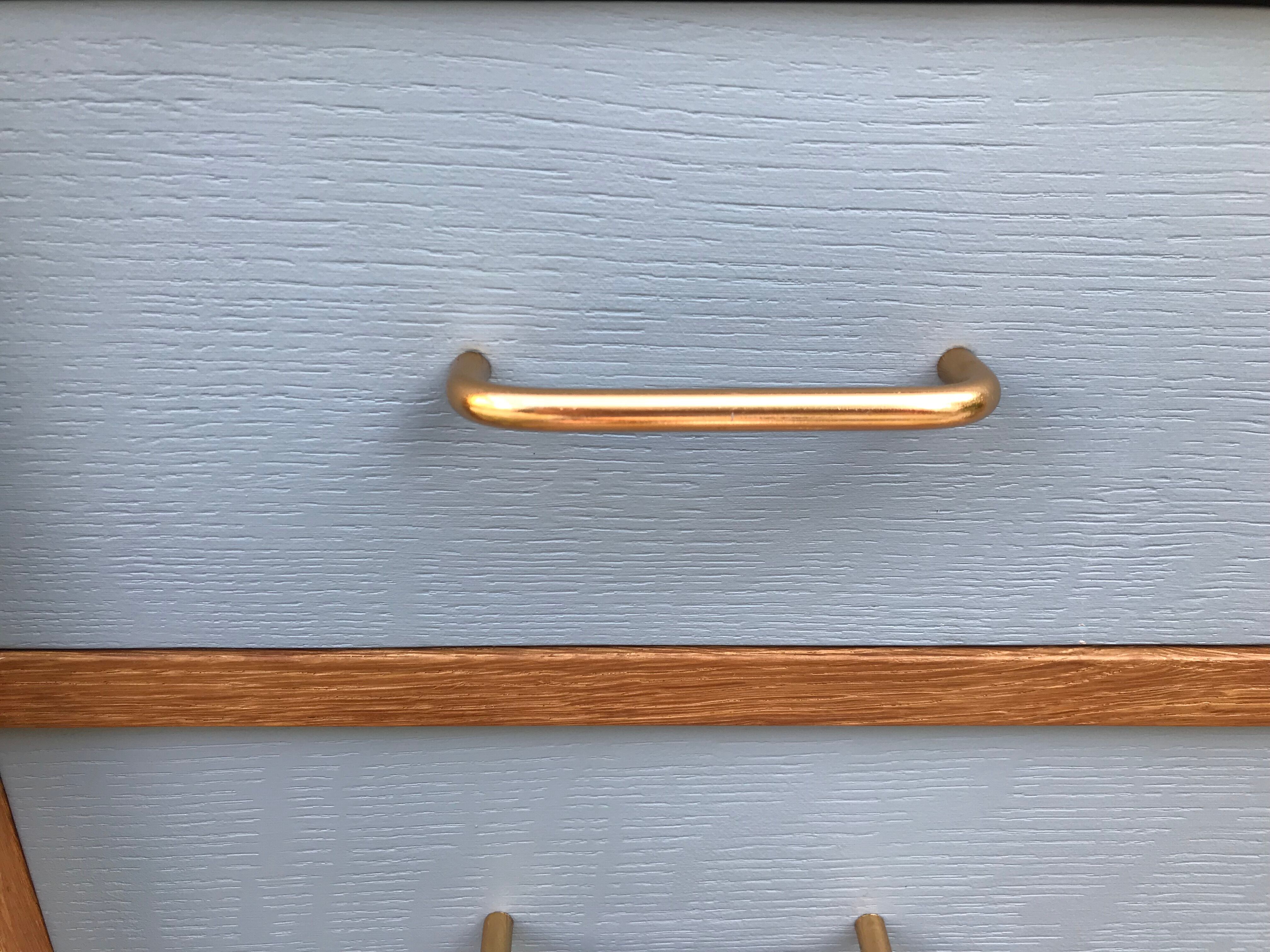 Oak vintage secretary revamped