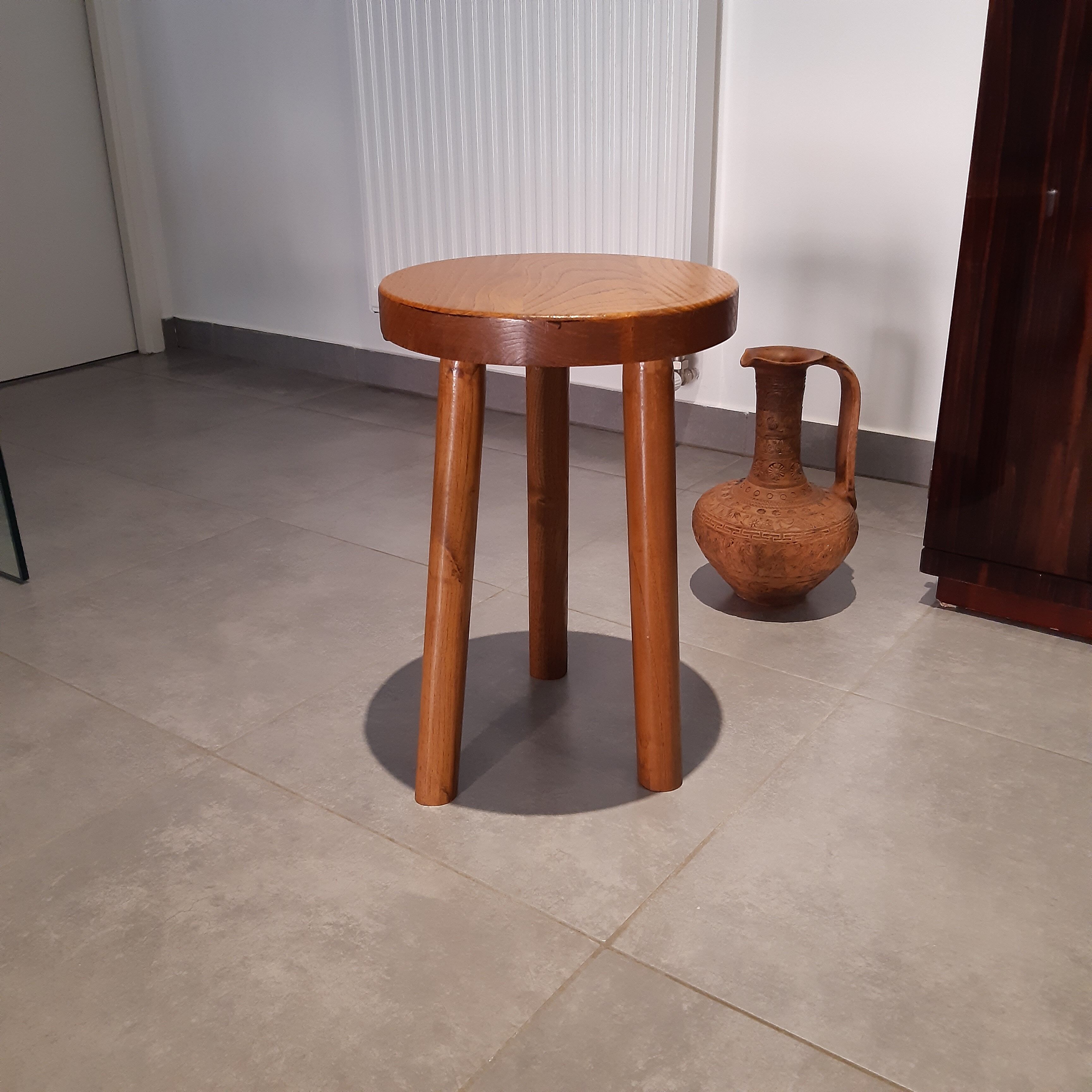 2 tabourets tripode vintage