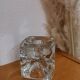 Bohemian crystal candle holder Rudolf Jurnikl for Rudolfova 60'S