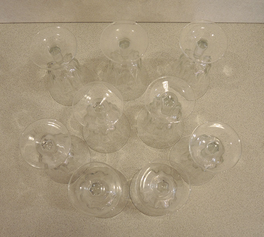 9 old walking glasses
