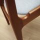 Ensemble de six chaises en teck, design danois, années 1970, fabrication : Nova