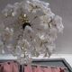 Suspension, lustre vintage , 18 fleurs