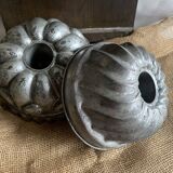 Set of 4 old baking form