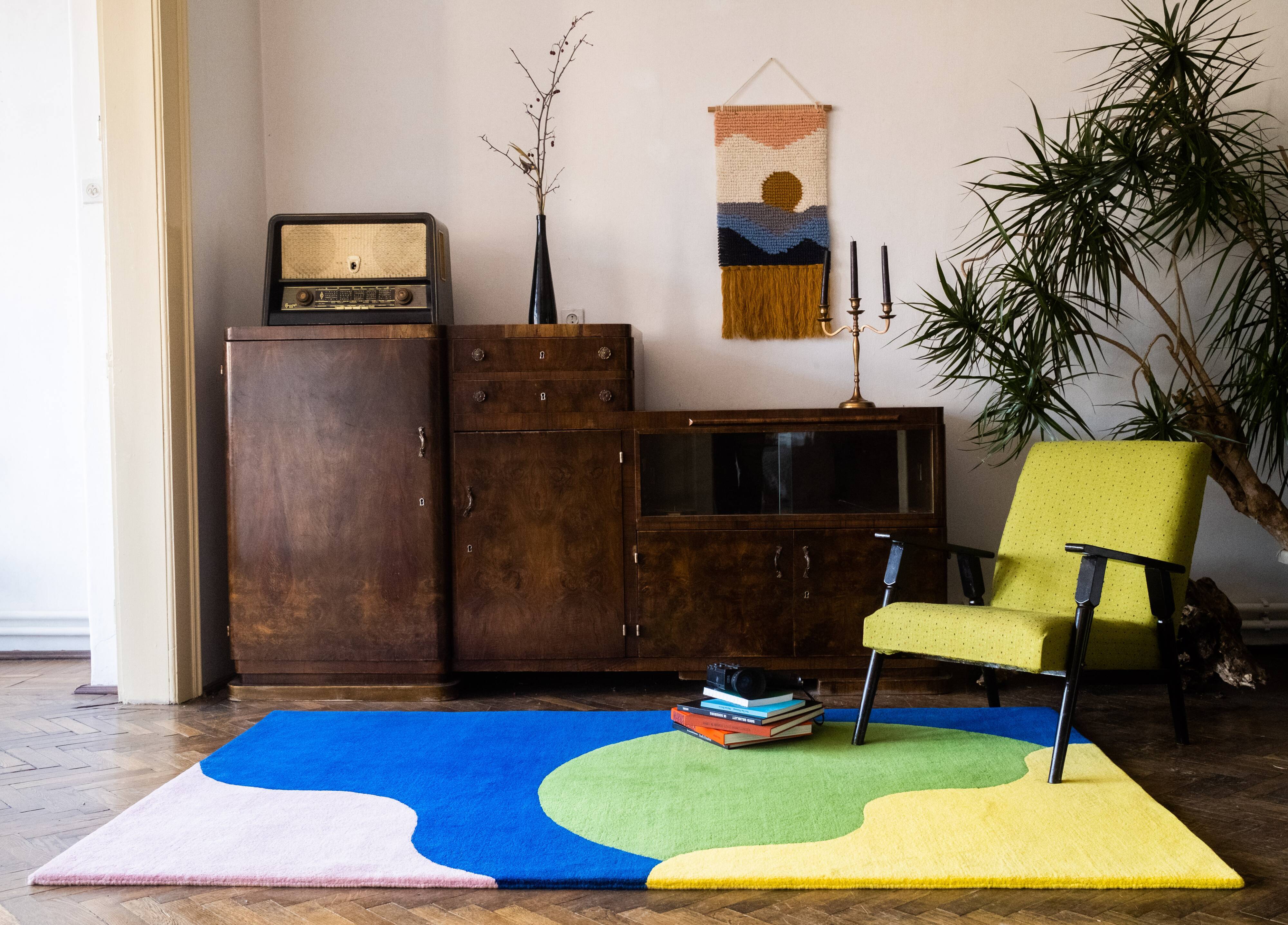 Tufted rug in wool Baywatch Handmade 140 x 210 cm