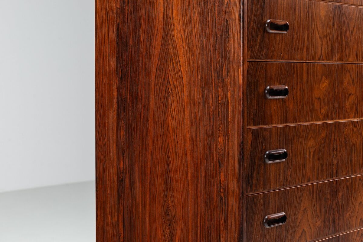 Grand commode scandinave en palissandre, Danemark 1960